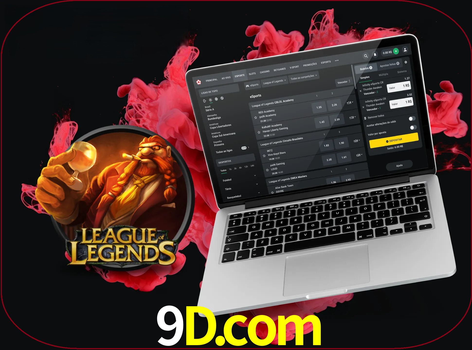 Se é um fã deste jogo, muitos torneios fantásticos que o vão surpreender estão disponíveis no 9d.